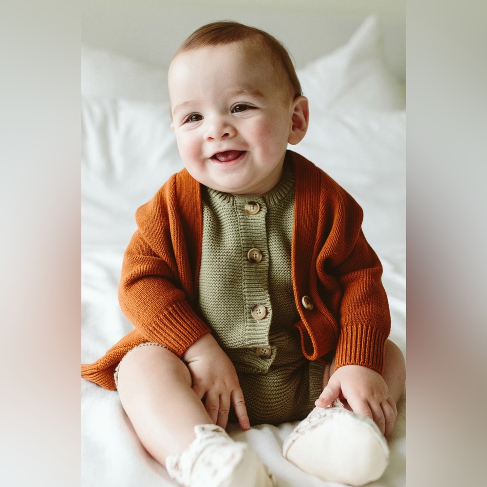 Discontinued Goumi Artichoke Knit Romper